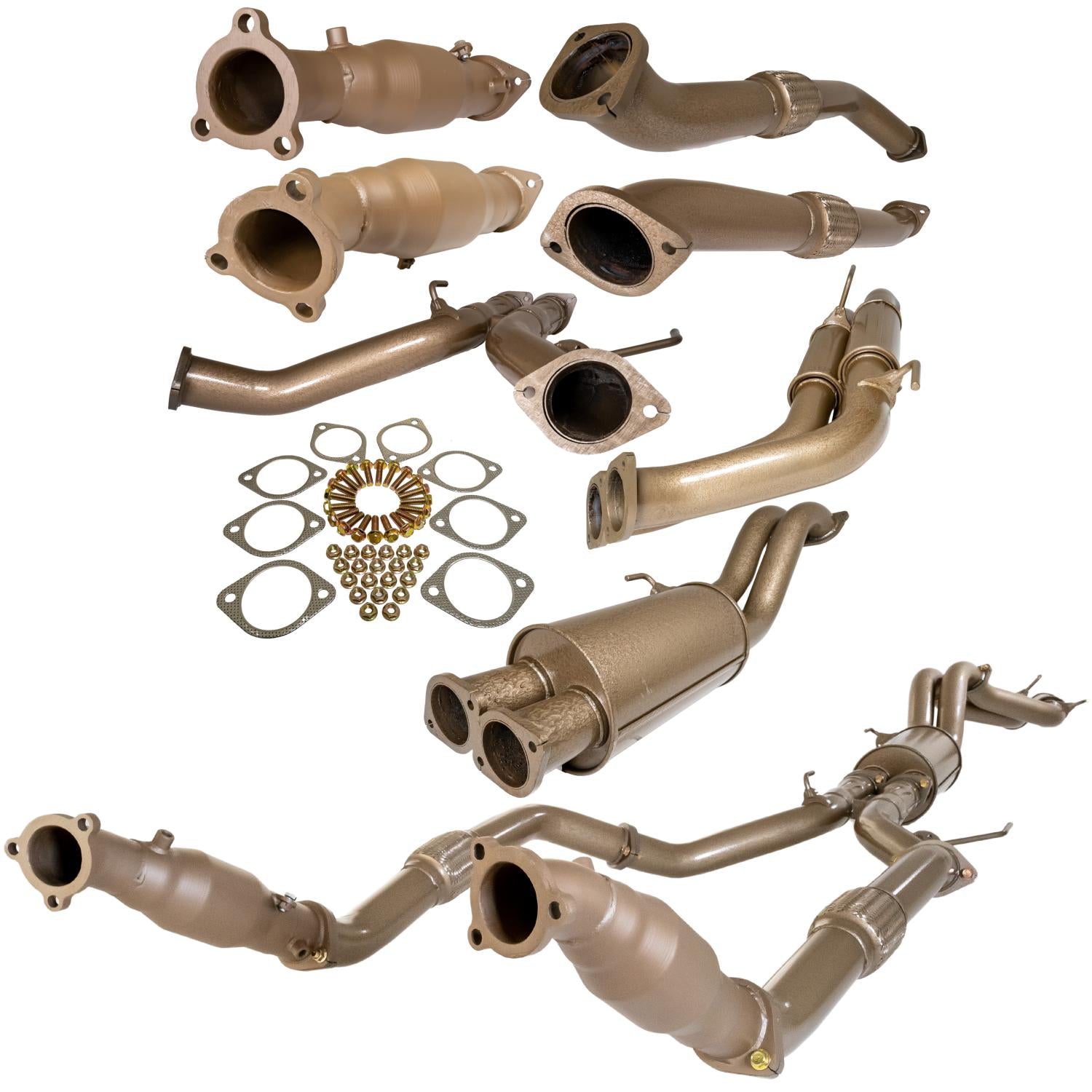 Pacemaker King Brown 3 Stainless Exhaust Toyota LandCruiser