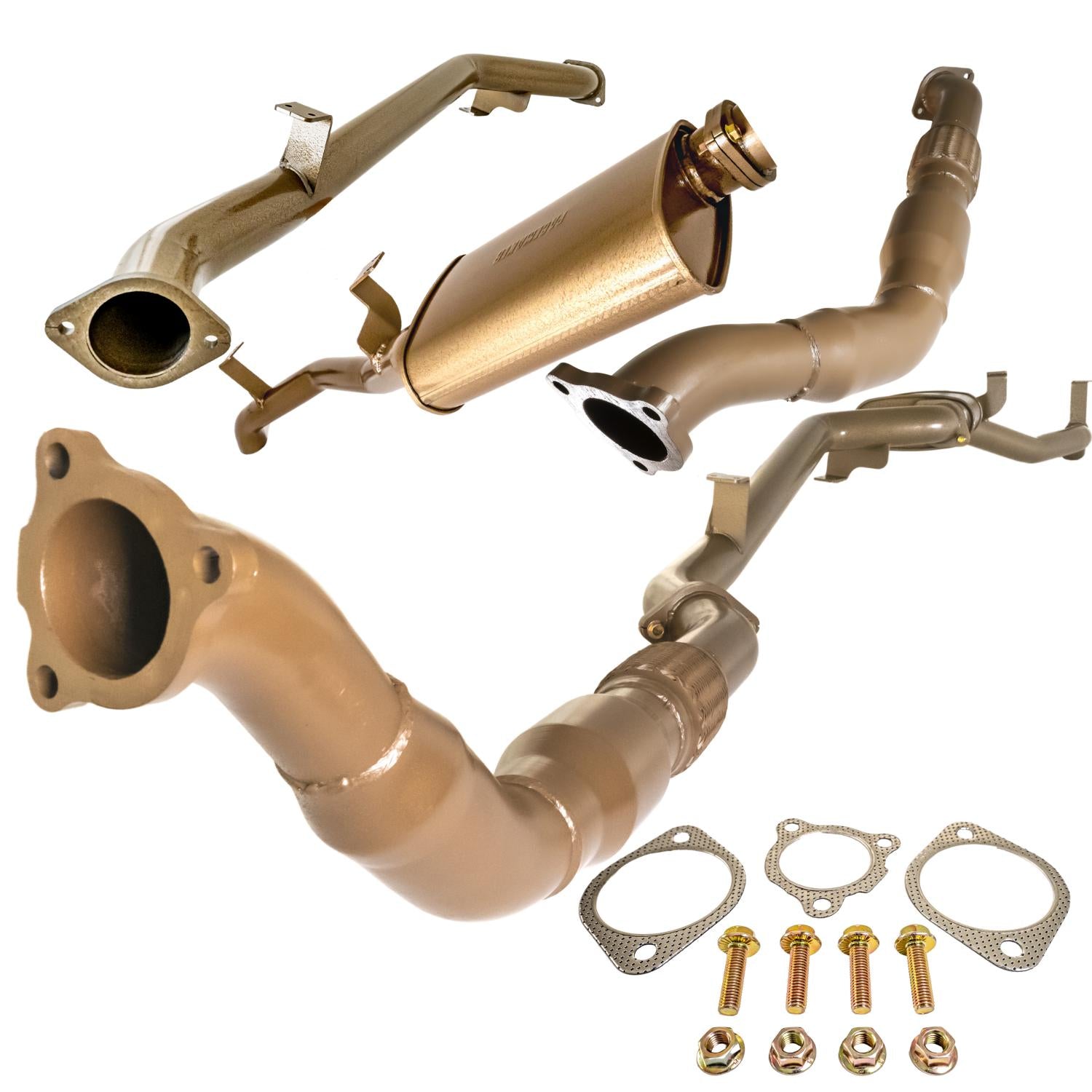 Pacemaker King Brown 3 Stainless Exhaust Toyota LandCruiser