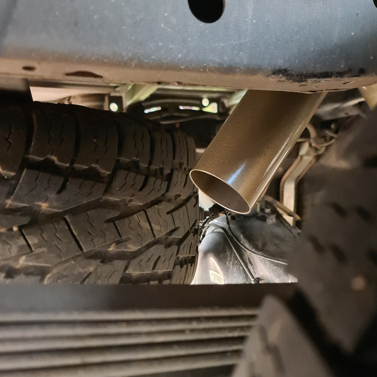 Pacemaker King Brown 3&quot; Stainless Exhaust - Mitsubishi MQ And MR Triton 2.4L TD DPF Back System