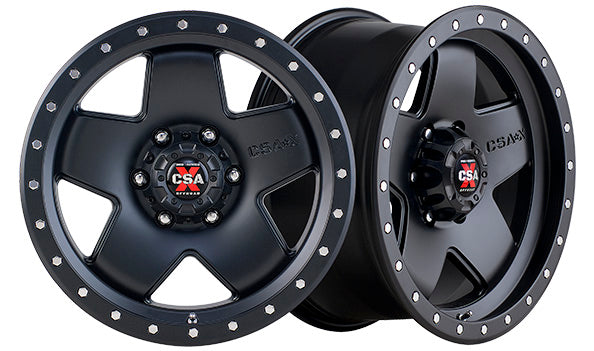 CSA-X Riot Satin Black Alloy - 17X9 6/139.7 P30