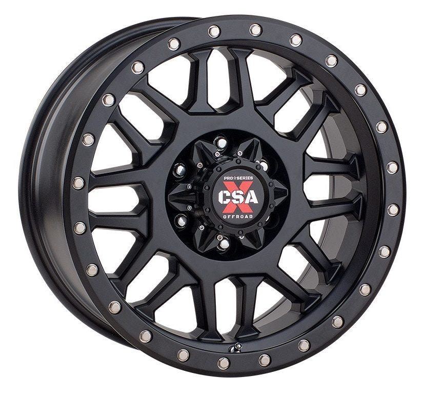 CSA-X Combat Black Alloy - 16X8 6/139.7 N6
