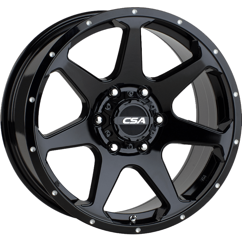 CSA Hawk Large Cap Black Alloy - 17X9 6/139.7 P35