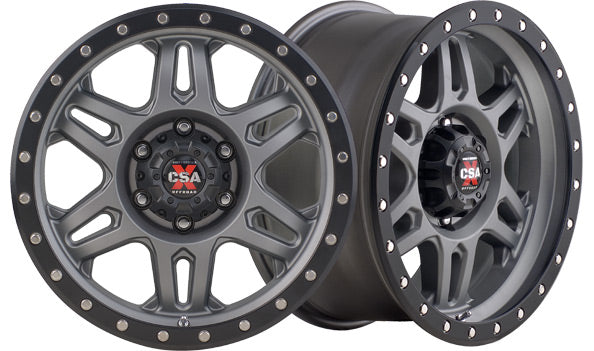 CSA-X Predator Satin Black Alloy - 16X8 5/150 P0