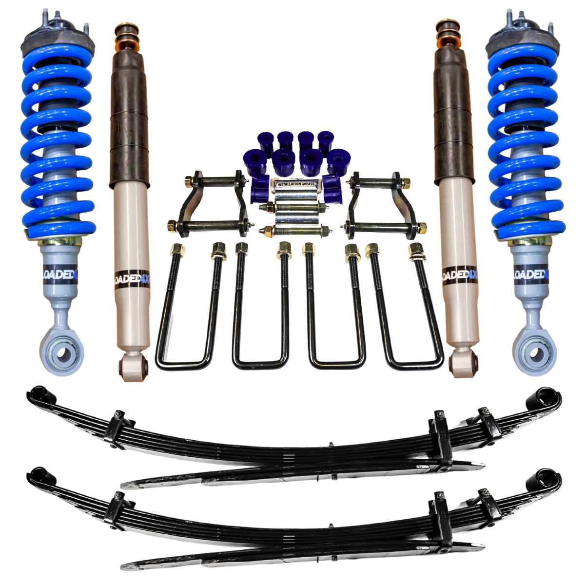 Loaded 4X4 50mm Lift Kit: MAZDA BT-50 (2011-2020)