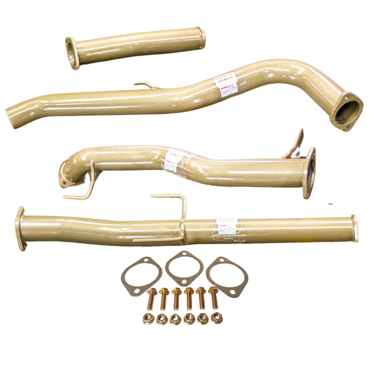 Pacemaker King Brown 3&quot; Stainless Exhaust - Mitsubishi MQ And MR Triton 2.4L TD DPF Back System